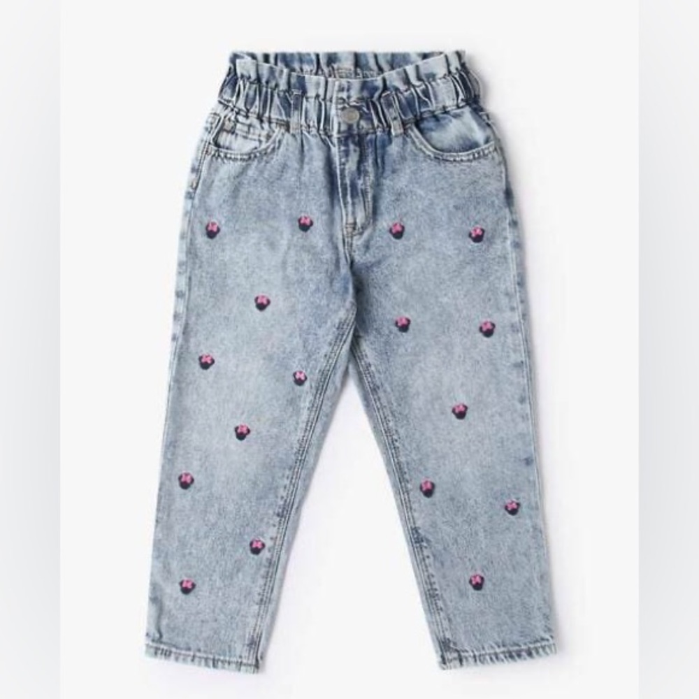 Baby girl lot bundle set Disney Minnie Mouse gap jeans size 12 18 month 2t